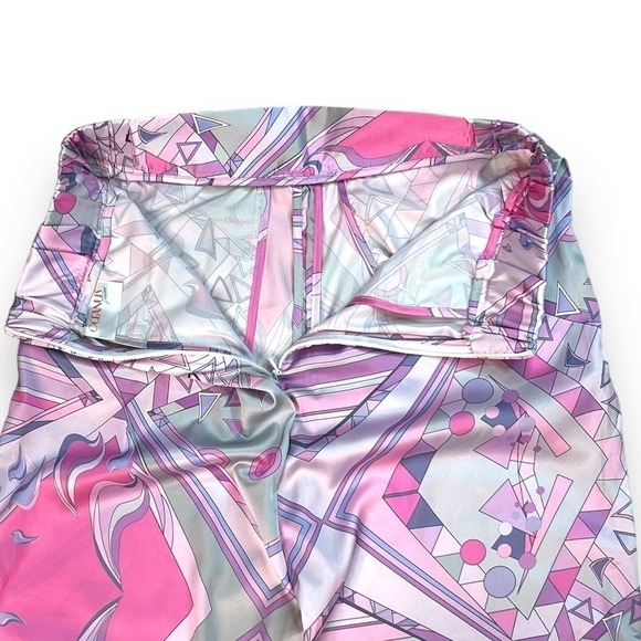 Oceanus Swimwear Womans Sz Small Pants Silky w Ostrich Feather Trim New - Picture 6 of 16